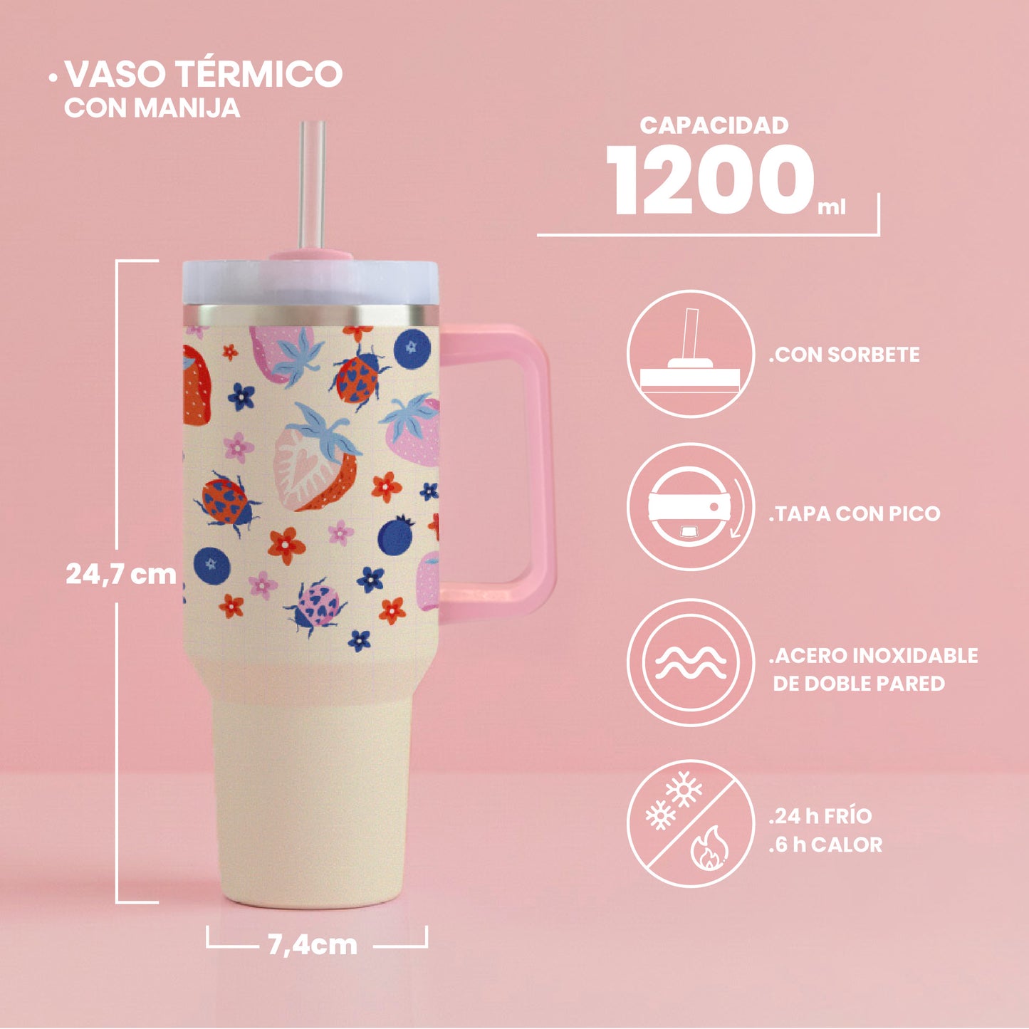 Vasos Térmicos con Manija