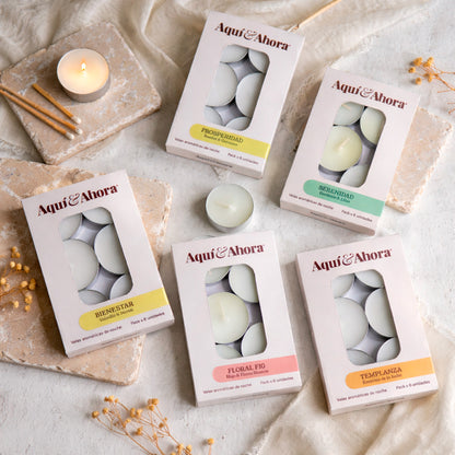 Velas Aromáticas de Noche - PACK X 6