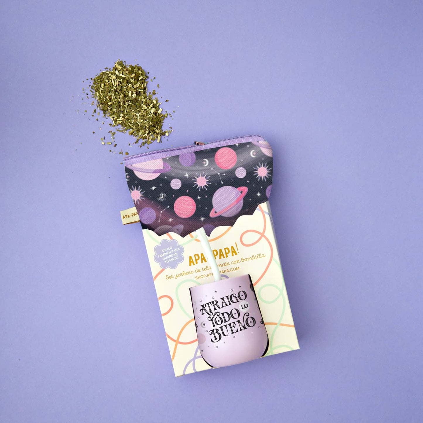 Sets Materos Yerbero de Tela + Mate