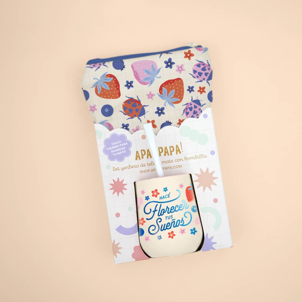 Sets Materos Yerbero de Tela + Mate