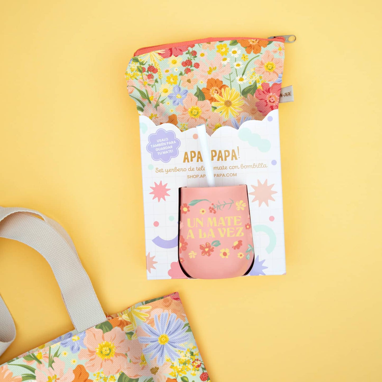 Sets Materos Yerbero de Tela + Mate