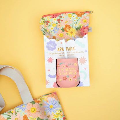 Sets Materos Yerbero de Tela + Mate